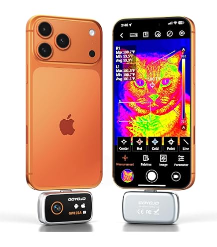 Amazon.com: UNI T UTi120MS Thermal Camera for iPhone iOS, Infrared