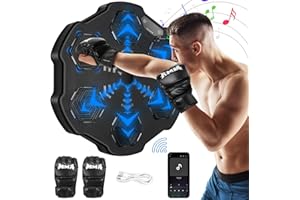 MADAMERA Electronic Boxing Workout Machine, Intelligent Boxing Target, Smart Music Boxing Machine, Home Wall Mounted Boxing Game Trainer, Boxing Punching Equipment for Adults and Kids in Home and Gym