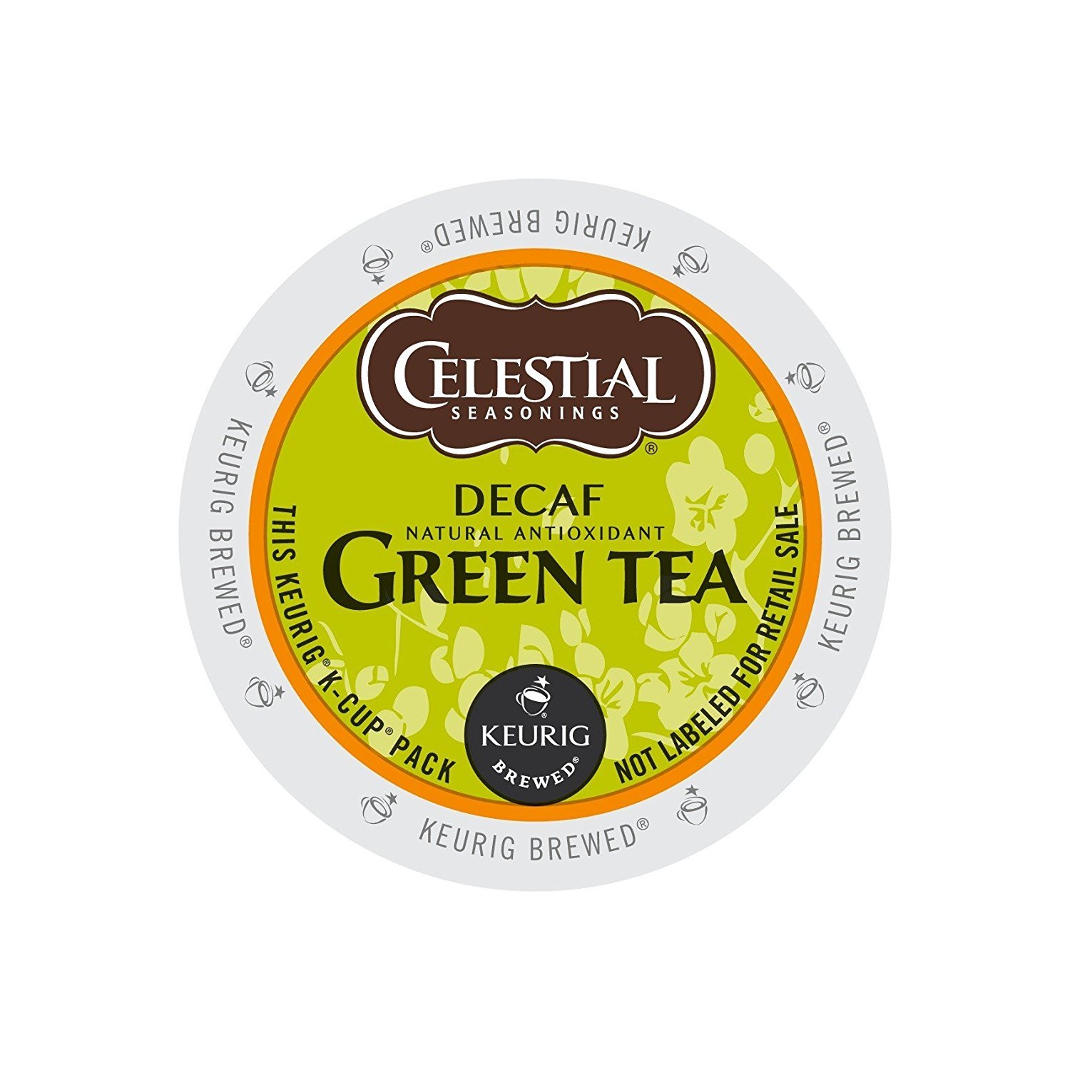 Celestial Seasonings, Green Tea, KCup Portion Pack for