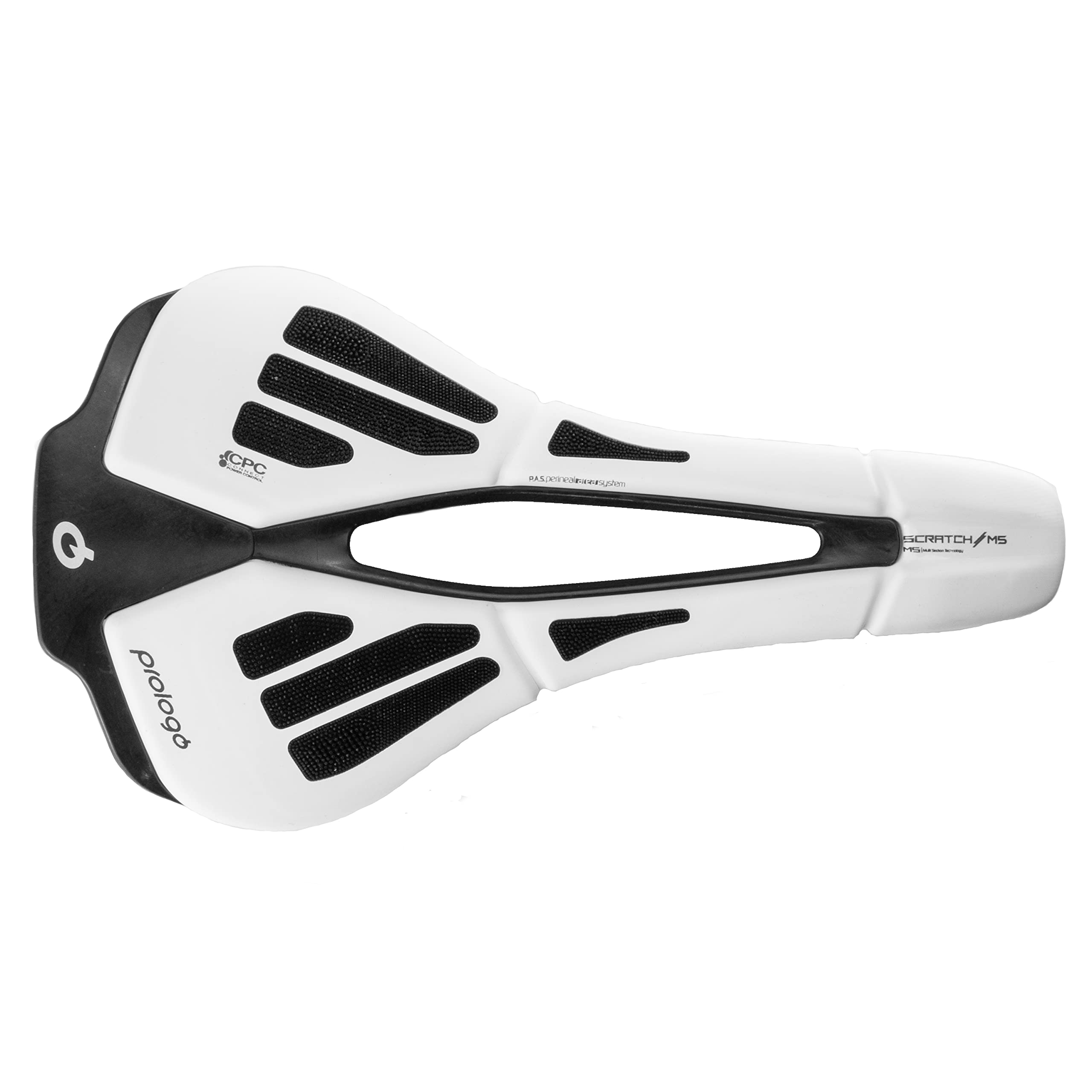 Prologo Scratch M5 CPC PAS Tirox Road Saddle, 140mm, White
