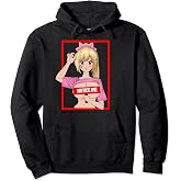 sexy big breasts cartoon girl me noticed japan anime Pullover Hoodie