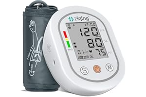 ZIQING Blood Pressure Machine, Upper Arm Blood Pressure Monitor for Home Use - Blood Pressure Cuff 8.7''-17.3''