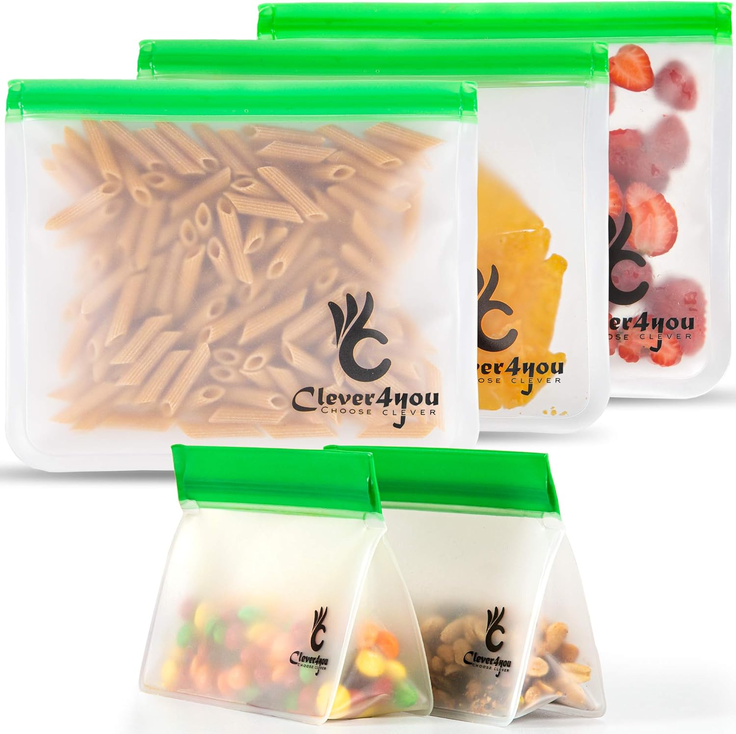 reusable bags ziplock