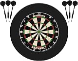 Mission Darts Home Centre Complete Darts Package with Surround and 2 Sets of view 1