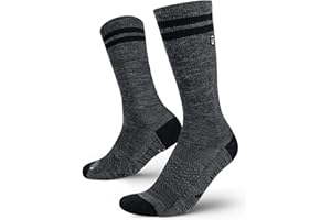 Outway Lightweight Merino Wool Crew Socks for Men & Women, Breathable, Odor-Resistant, Moisture-Wicking Hiking & Travel Socks