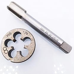 HSS M15 x 1.25mm Tap and M15 x 1.25mm Die Metric