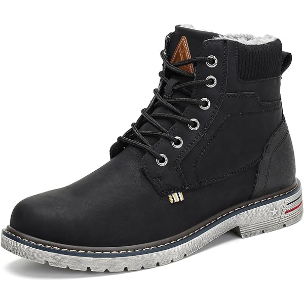 Amazon.com | EYUSHIJIA Men's Waterproof Snow Boots Hiking Boot (7