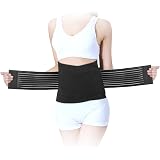 Fascia Lombare Riscaldata Donna - Supporto Schiena Elastico, Calda, Per Sport Invernali E Vita Quotidiana (Pelle)