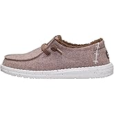 HEYDUDE Women's Wendy Wool Cozy Slip-On Loafers | Comfortable Lightweight Shoes with Sherpa Lining for All Day Comfort