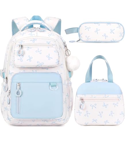 Amazon.com | Lroiutian Corduroy 3in1 Backpack Set for Girls  display picture 2