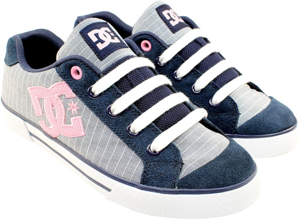 Womens DC Shoes Co Chelsea Plaid Navy Trainers Amazon.co.uk Shoes & Bags