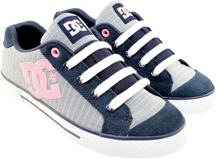 Womens DC Shoes Co Chelsea Plaid Navy Trainers Amazon.co.uk Shoes & Bags