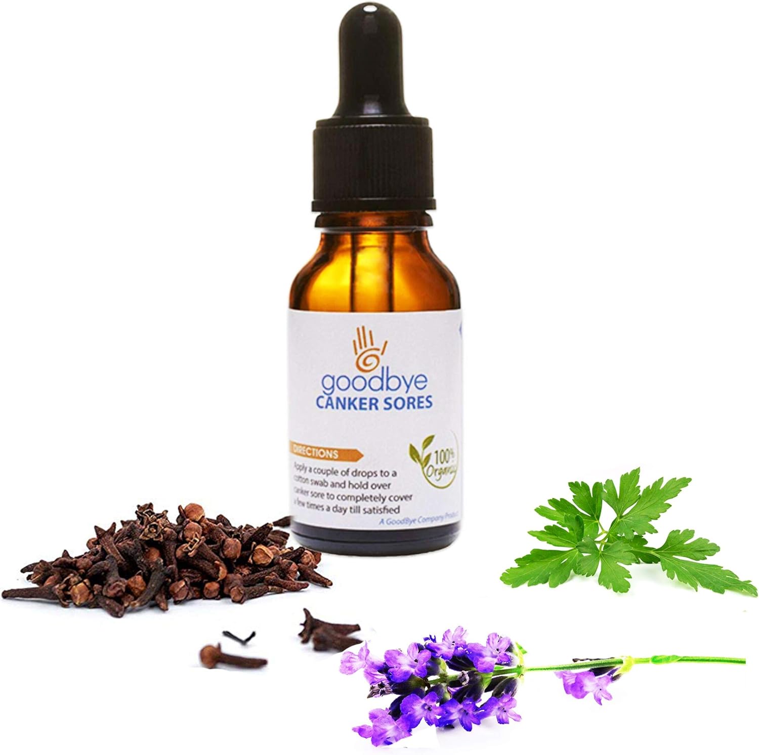 Goodbye Canker Sores - Mouth Ulcer Treatment | Essential Oil Serum for Canker Sore Relief | Apply Directly to Heal Blisters in The Mouth: Health & Personal Care