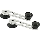 Empi 11-4521-B VW Bug, Beetle, Window Cranks, 68 &amp; Later, Pair | Custom chrome help your interior look sharp, Compatible with Universal Automotive Applications