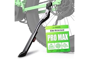 RBRL Bike Kickstand, 18 mm Hole Spacing Adjustable Bike Stand, Aluminum Alloy Heavy Duty, Non-Slip Bicycle Stand, Adjustable for 24-29 inch Mountain Bike, Road Bike, E-Bike