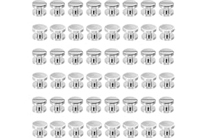 PATIKIL M4x4mm Chicago Screws, 50 Sets Brass Chicago Screw Slotted Binding Post Screw Rivets for Leather Belt Scrapbook Photo