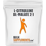 BulkSupplements.com L-Citrulline DL-Malate 2:1 - Citrulline Powder - Citrulline Malate 2 1 - Unflavored Pre Workout - Circula