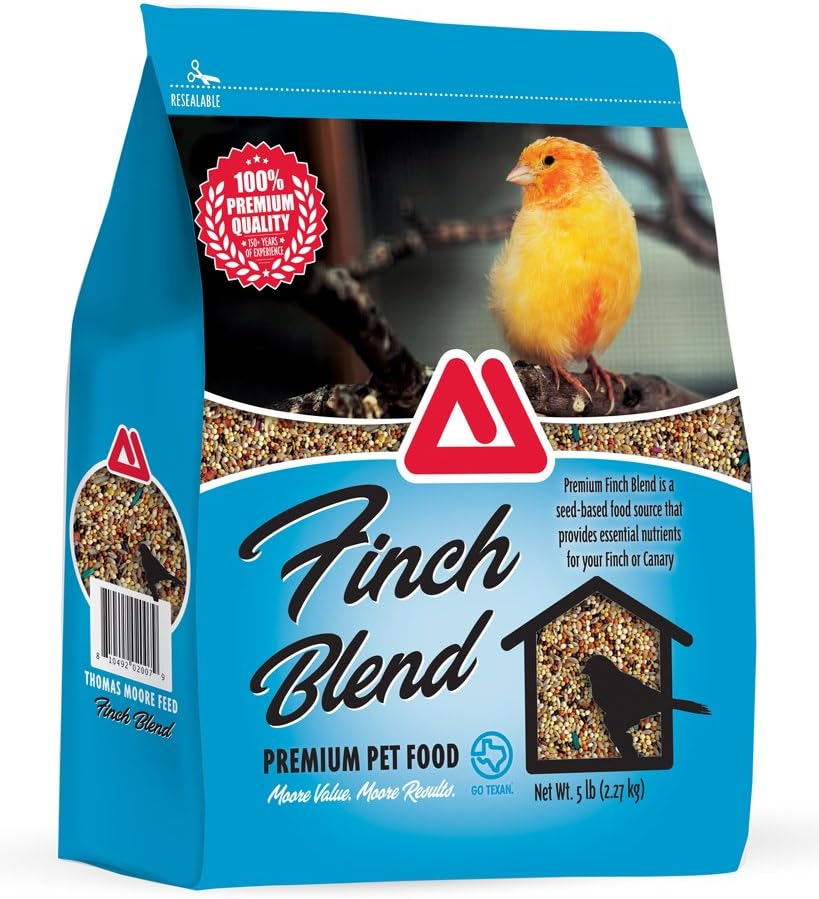Thomas Moore Feed TMF Quality Finch Blend Bird Seed, 5 lb