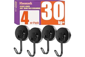 Neosmuk Magnetic Hooks,80lb Heavy Duty Magnet Hooks for Cruise Cabins and Refrigerator,for Hanging Towels, Coats, Bags on Doo