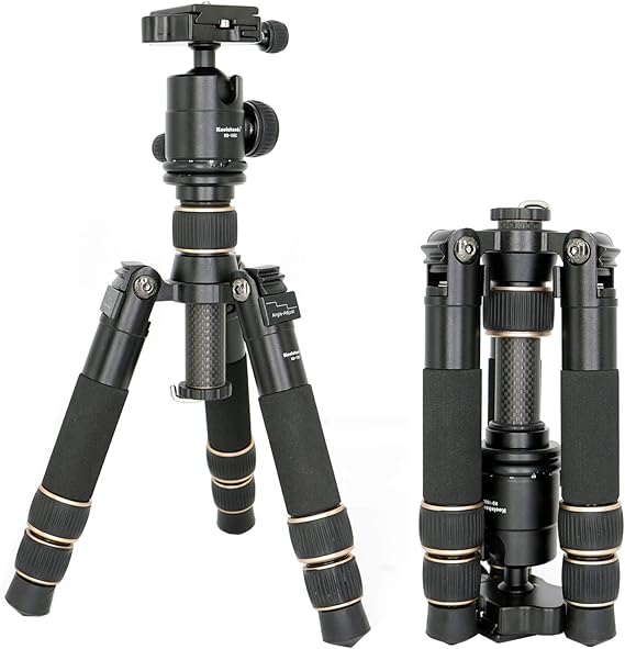 koolehaoda Mini trípode portátil plegable de escritorio compacto Macro