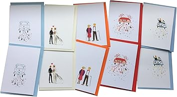 Amazon Com Wedding Cards Wedding Getting Married Wedding Anniversary Greeting Cards From Gayacards Multipack For A Very Special Day Get These Beautiful Cards Now Office Products