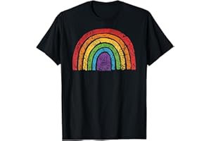 LGBT RAINBOW CO LGBTQ Rainbow Flag Gay Pride LGBT Awareness Ally Vintage T-Shirt