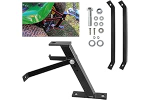 LAFORMO Lawn Tractor Trailer Hitch, Fits Lawn Mower, Garden Tractor, Iron Construction, Compatible Trailer-Hitch Balls 3/4'' Shank Or Smaller, Installation Instructions (LFMOT001228)