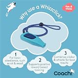 Coachi Whizzclick 2-in-1 Clicker and Whistle Training Aid with Reflective view 2