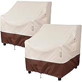 Bestalent Patio Chair Covers Outdoor Furniture Covers Waterproof Fits up to 32" W x 37" D x 36" H 2Pack