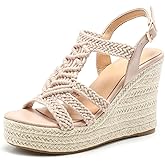Sopends Espadrille Wedge Sandals for Women Platforms & Wedges