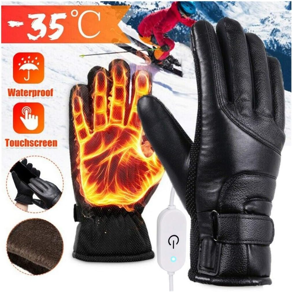 heated leather work gloves