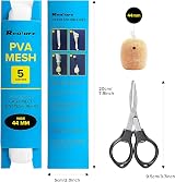 Realure 3-Pack 5M PVA Mesh Refill 25/37/44mm Wide Mesh Bags with Scissors view 2