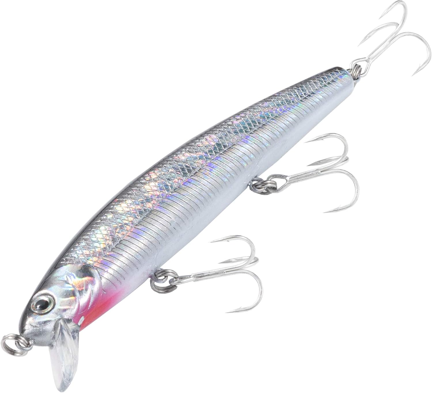 Calissa Offshore Tackle 110mm California Inshore Fishing ||| Special Jerkbait Crankbait Surf Flash Fishing Salt Pro Lure Minnow Zebra MS Metallic Sardine Glow 110 : Sports & Outdoors