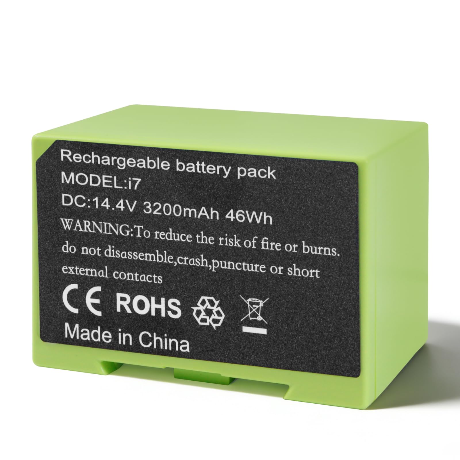 ANTIEE 3200mAh i7 i3 i4 Battery Replacement for iRobot Roomba i7 i7+ 7150 7550 i7558 i3+ 3150 3550 3558 i4 i4+ 4150 4550 4552 E5150 E5152 E5154 E5158 E6 6198 ABL-D1 4624864 Vacuum Cleaner 46Wh