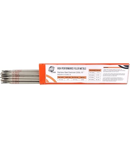SÜA E316L-16 Stainless Steel Welding Electrodes - 12 X 3/32 (1/2 Lb)