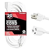 Thonapa 20 Ft Outdoor & Indoor Extension Cord