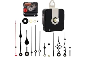 TIKROUND Youngtown 12888 Clock Movement, 13.5mm Shaft, 5.5mm Thread, White