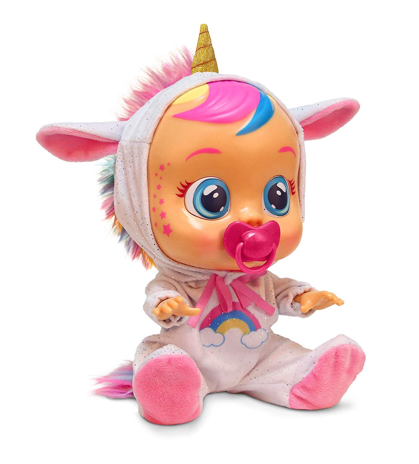 CRY BABIES Fantasy Deamy | Interactive Baby Doll that Cries Real Tears with Dummy & Pyjama - Toy for Kids +18 Months