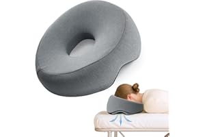 HGEKLIZV Memory Foam Face Down Pillow, Massage Headrest for Bed, BBL Pillow After Surgery, Stomach Sleeping,Prone Sleepers, P