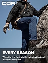 CQR Men's Active Flex Tactical Pants, Water