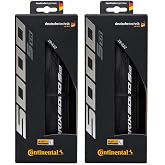 Continental Grand Prix 5000 S TR - Tubeless Road Bike Tire | Fast, Light, Durable - BlackChili, Vectran Breaker, LazerGrip, Active Comfort Technology, 2 Pack