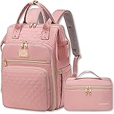 Weitars Lunch Backpack For Women,15.6 Inch Laptop Backpacks For Womens Back pack, Travel Backpacks,Work Backpack For Women (Pink)
