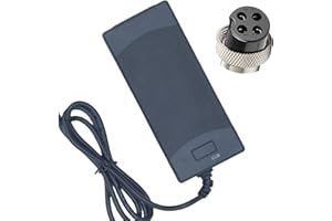 SUPTOPONE 42V Electric Scooter Charger 4 Prong for Voyager 36V Batteries, 42V 2A 4-Pin Connector Battery Charger Replacement