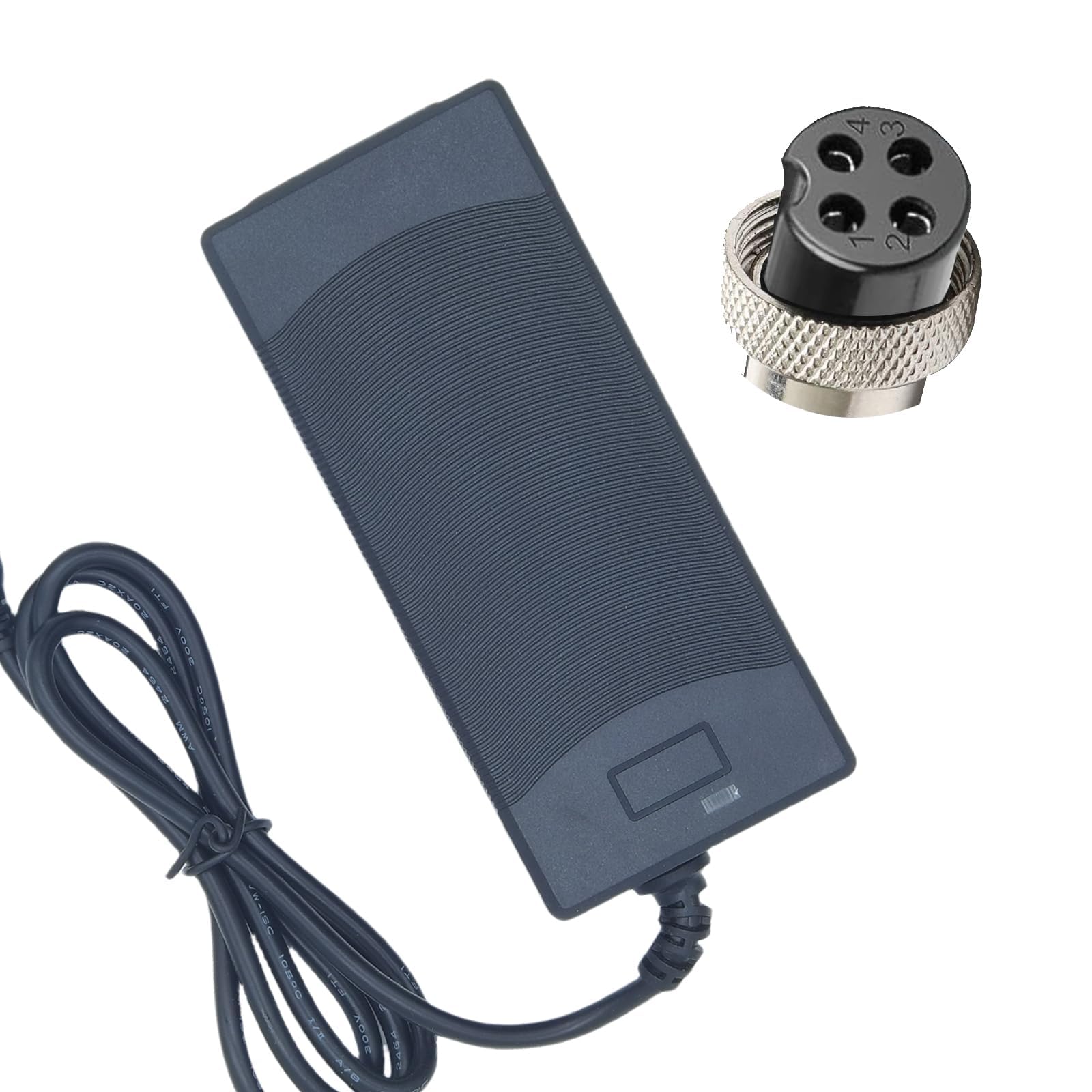 Photo 1 of 42V Electric Scooter Charger 4 Prong for Voyager 36V Batteries, 42V 2A 4-Pin Connector Battery Charger Replacement