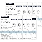 Ivory Bar Soap, Original Scent, 10 count, 4 oz (Pack of 8, total of 80 Bars)