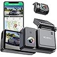 Heaboli 4K Dual Dash Cam Front and Rear, Wi-Fi GPS, 3 Inches IPS Touch Screen, Car Camera Driving Recorder with Night Vision, Parking Mode
