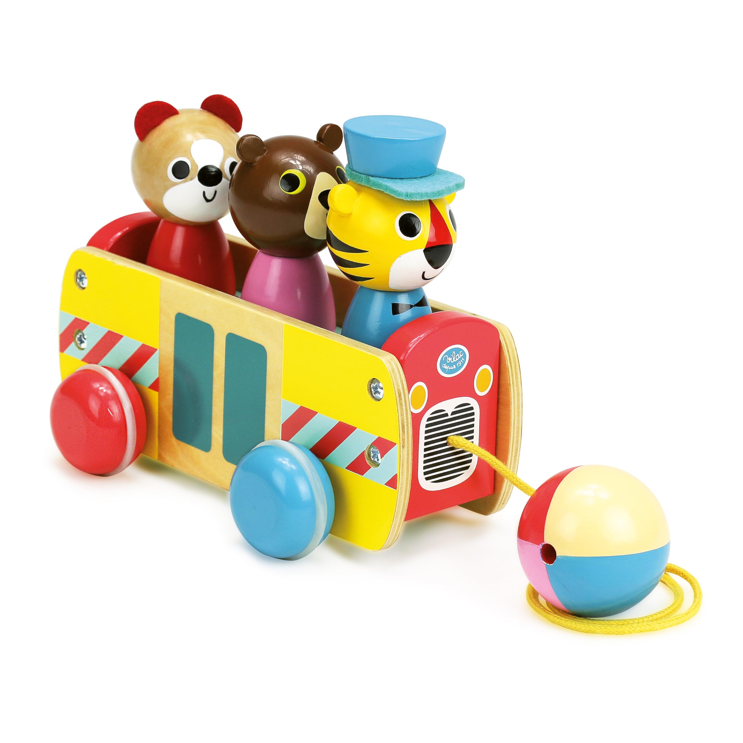 Vilac Vilac7736 Coach Pull Toy — image 1