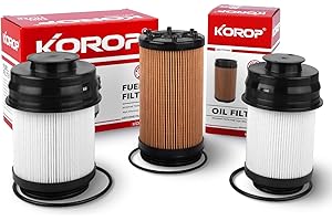 6.7 Cummins Fuel Filter Water Separator and Oil Filter Kit, Replaces# 68677800AA/68677810AA, Fits for 2025 Dodge Ram 2500 350