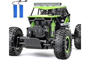 NQD Rc Car, Remote Control Monster Truck, 2.4Ghz 4wd Off Road Rock Crawler Vehicle, 1:16 All Terrain Rechargeable Electric Toy for Boys & Girls