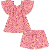 Lucky Brand girls 2pc Short Set